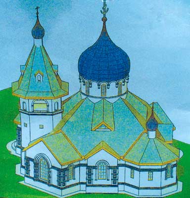 Храм Боголюбской иконы Божией Матери пос. Покровка Клинского района