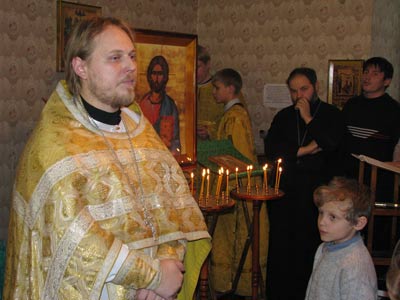 Настоятель Троицкого собора иерей Евгений Мальков