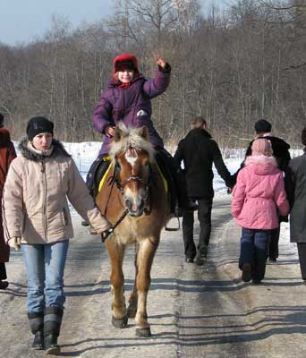 Катание на лошадях усадьбе Демьяново