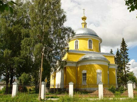 Храм Преображения Господня в с. Селинское - Частица ризы Господней на Клинской земле