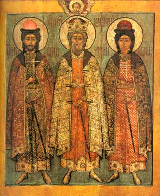 Святые князья Владимир, Борис и Глеб