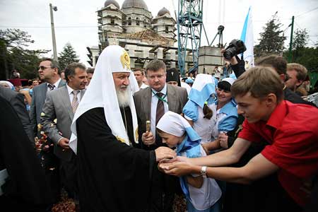 Святейший Патриарх Московский и всея Руси Кирилл в Крыму