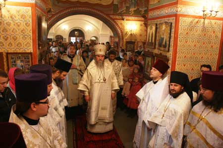 Великое освящение Успенского храма в Демьяново, Клин