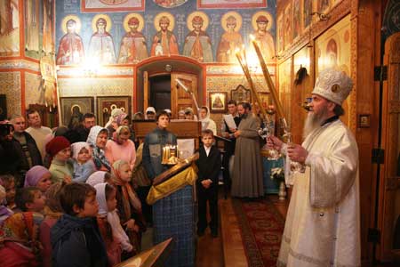 Великое освящение Успенского храма в Демьяново, Клин