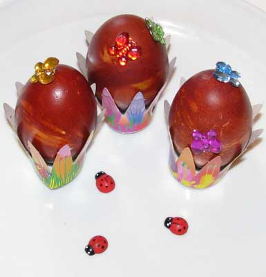 Окраска Пасхальных яиц натуральными красителями