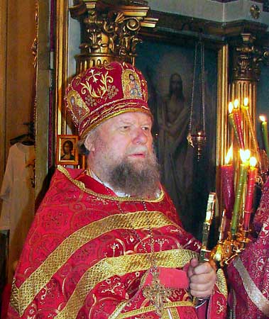Настоятель Скорбященской церкви г. Клина протоиерей Борис Балашов
