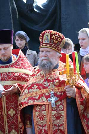 Панихида в День Победы в Скорбященской церкви г. Клина