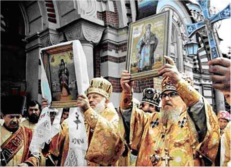 Торжества прославления священномучеников Слободского края