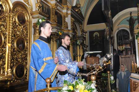 Празднование юбилея 150-летия освящения Скорбященского храма г. Клина
