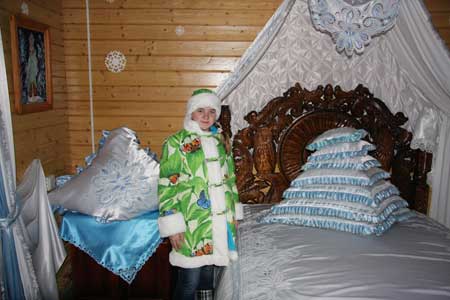 Спальня Деда Мороза в Великом Устюге