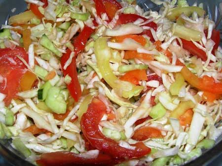 Рецепты для постных дней салатик