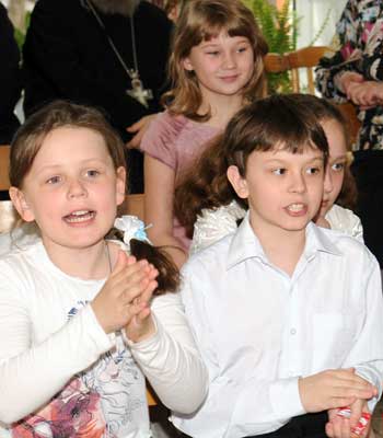 Учащиеся Клинской Православной классической гимназии София
