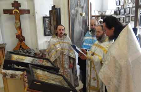 Клинчане смогли помолиться перед чтимой Песчанской иконой Божией Матери
