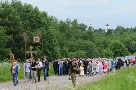 Крестный ход в Шипулино Клинского благочиния