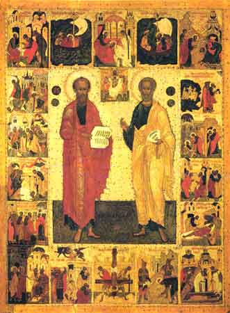 Святые Первоверховные апостолы Петр и Павел