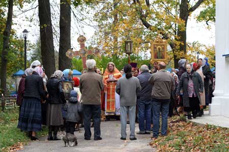 Прздник в храме Воскресения Словущего в с. Шипулино Клинского благочиния