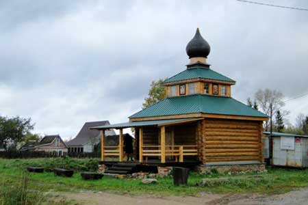 Храм-часовня в Спас-Коркодино Клин