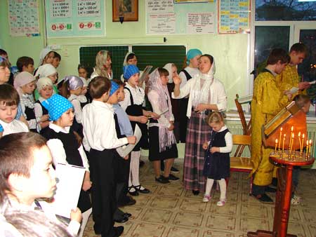 Престольный праздник в клинской гимназии София