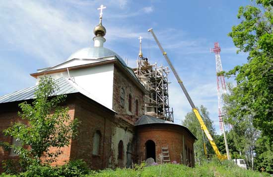 Преображенская церковь с. Доршево Клинского района