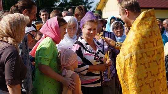 Молебен в Клинском благочинии