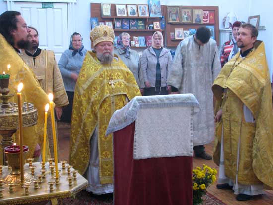 Сорокалетие настоятеля Троицкого храма с. Захарово Клинского округа