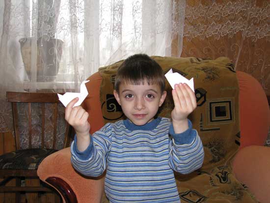 Оригами в Клинском СРЦ Согласие