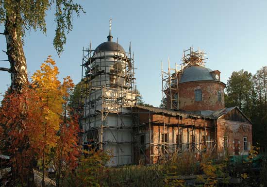 Архипастырский визит в Казанский храм села Кленково Клинского района