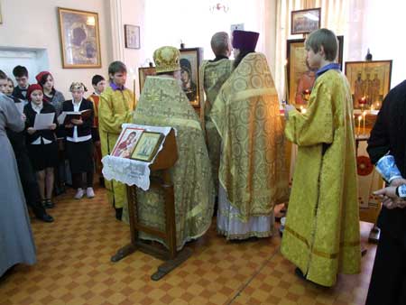 Престольный праздник храма в Православной классической гимназии София