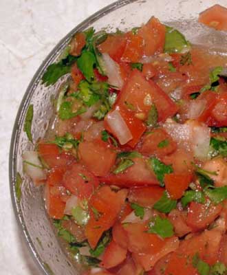 Арабский салат из помидоров