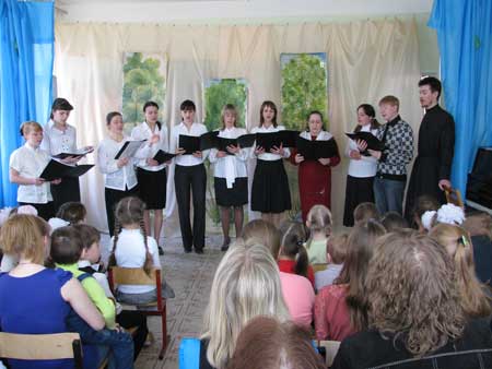 Праздник Пасхи в Православной классической гимназии София в Клину